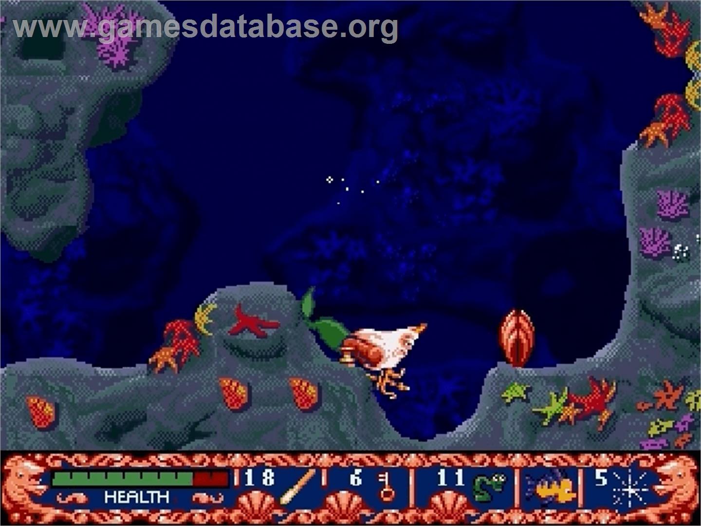 Ariel the Little Mermaid - Sega Genesis - Artwork - In Game