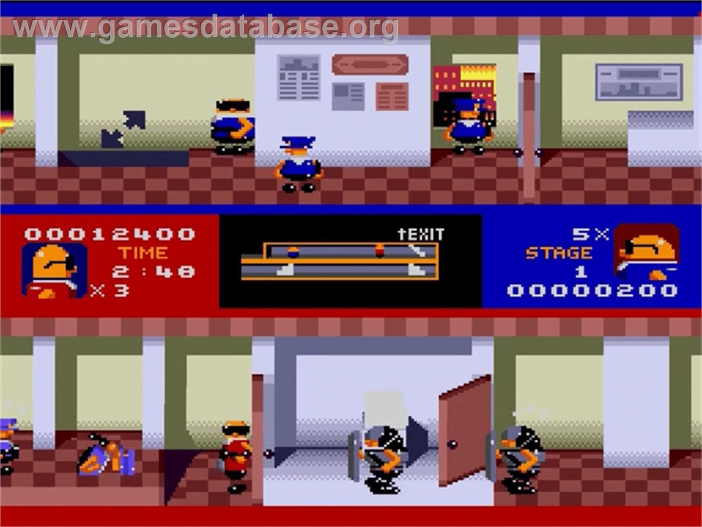 Bonanza Bros. - Sega Genesis - Artwork - In Game