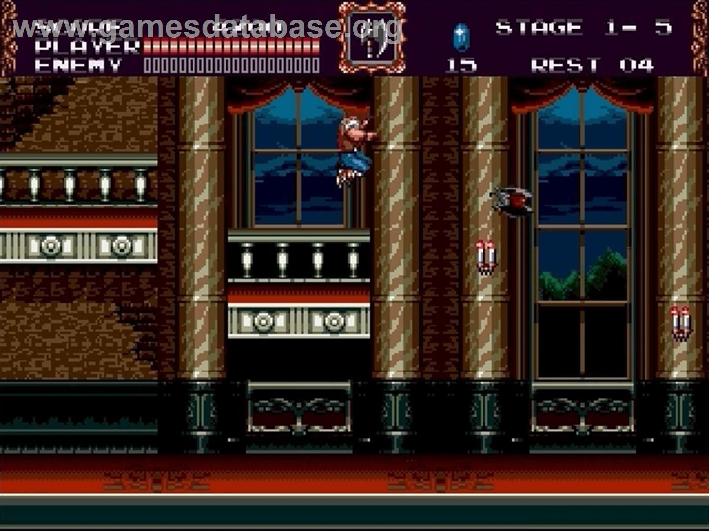 Castlevania Bloodlines - Sega Genesis - Artwork - In Game