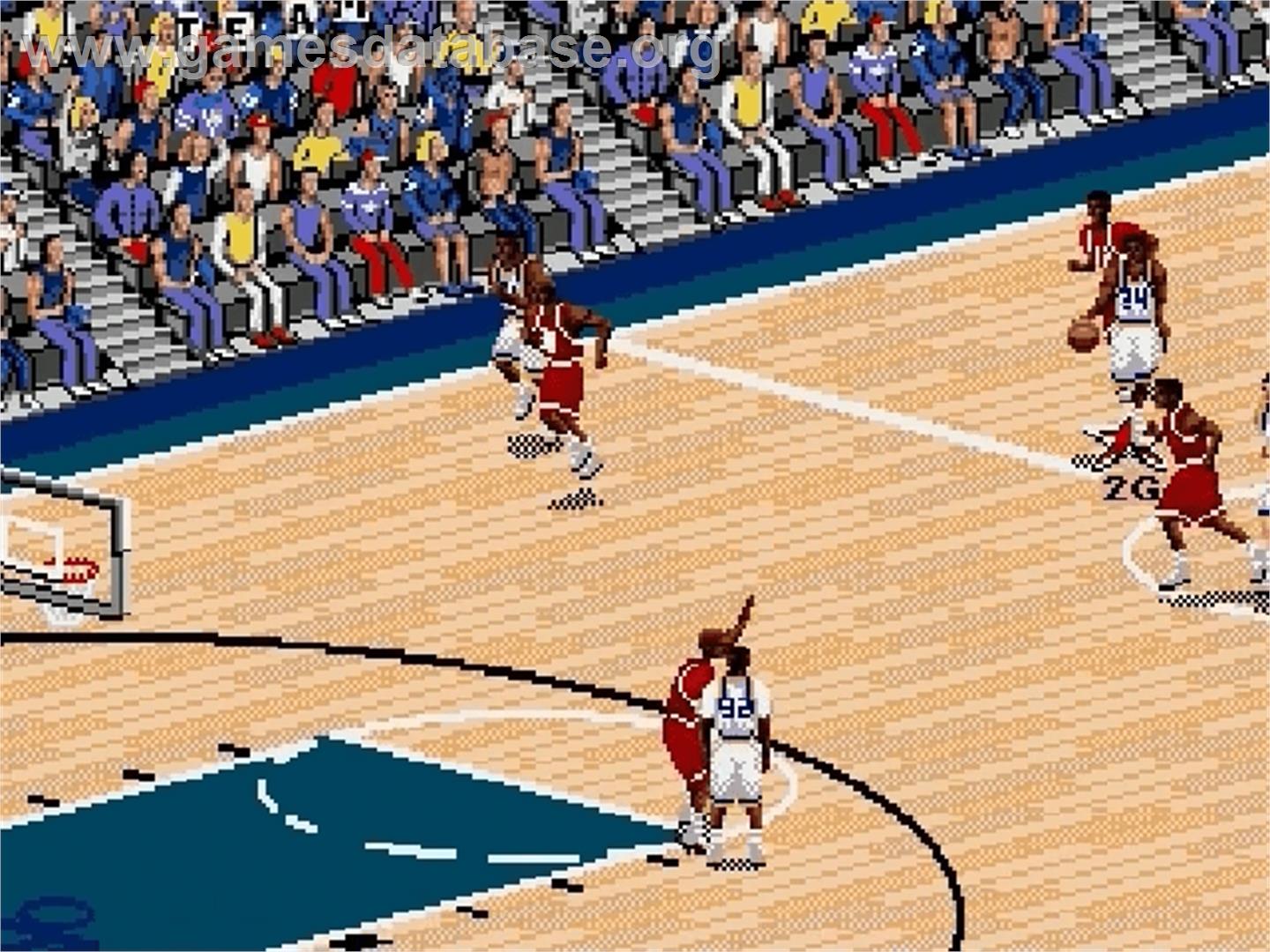 Coach K College Basketball - Sega Genesis - Artwork - In Game