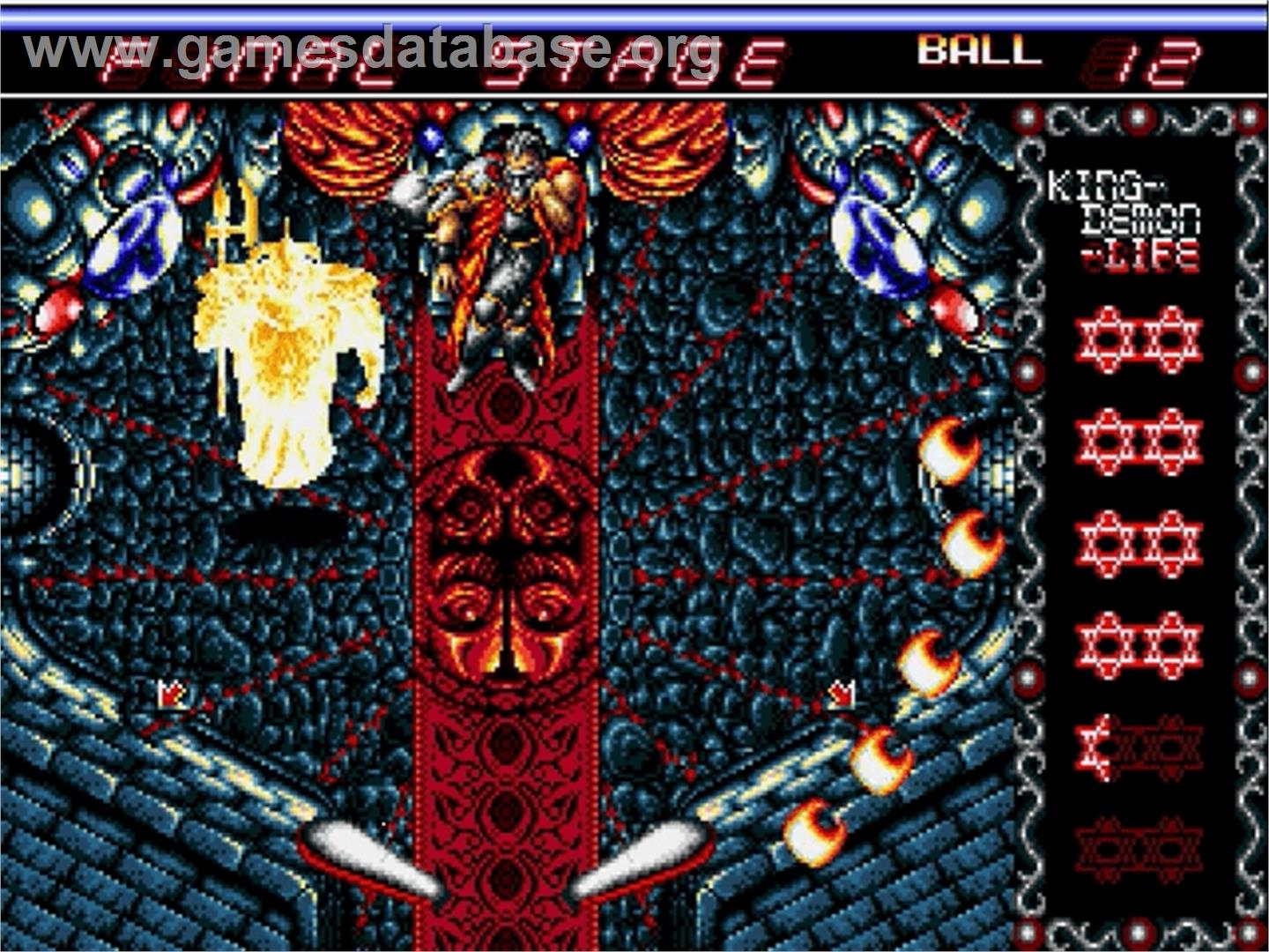 Devil's Crush - Sega Genesis - Artwork - In Game