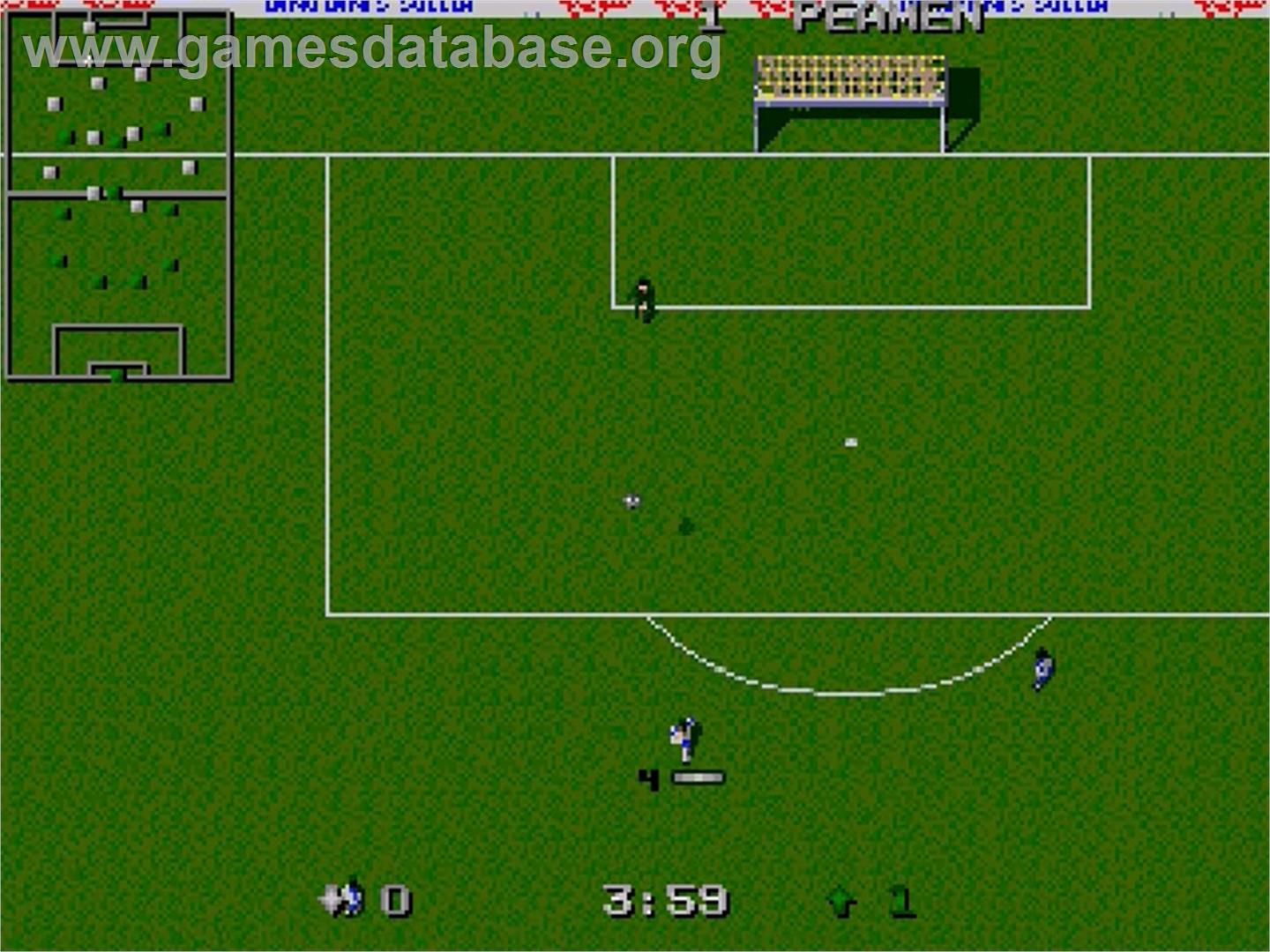 Dino Dini's Soccer - Sega Genesis - Artwork - In Game