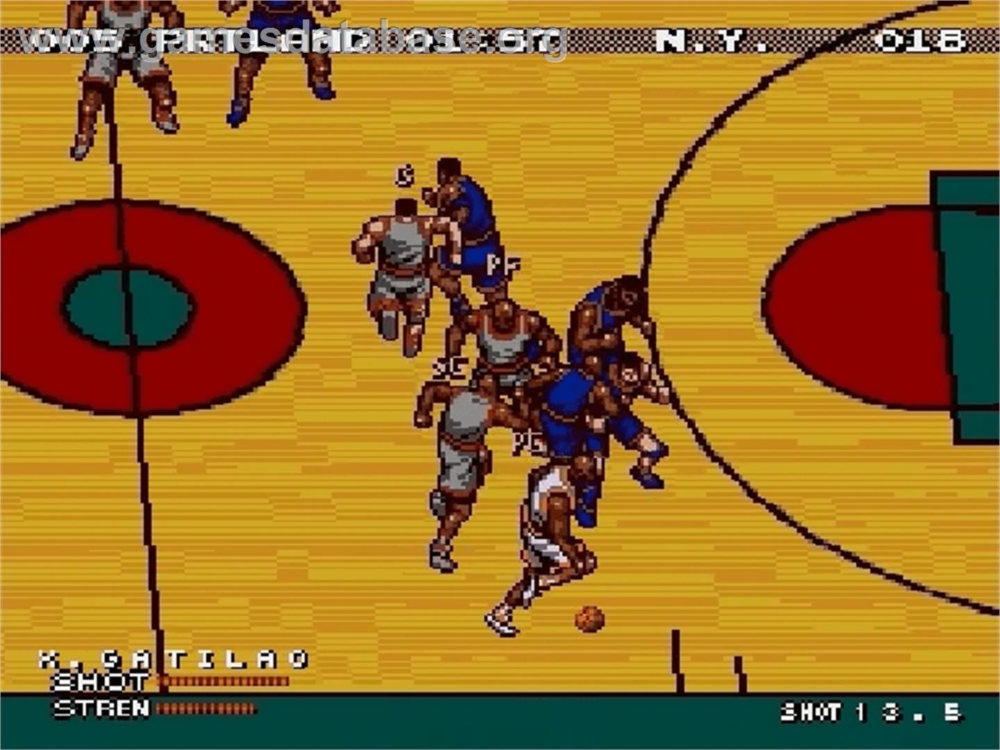 Double Dribble: The Playoff Edition - Sega Genesis - Artwork - In Game