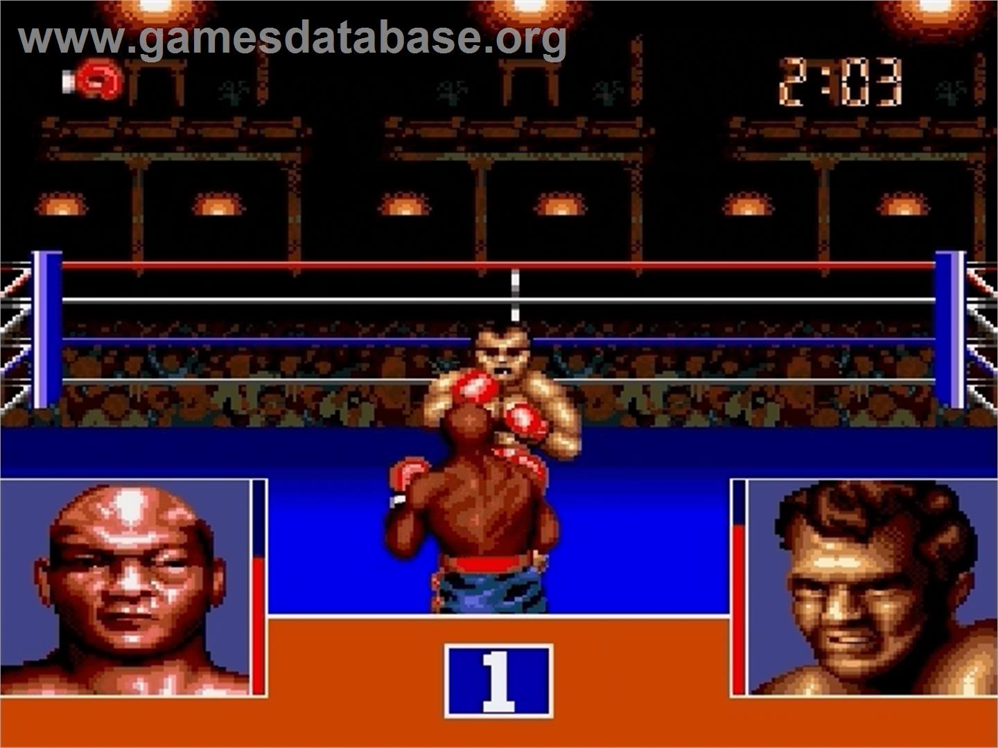 George Foreman's KO Boxing - Sega Genesis - Artwork - In Game