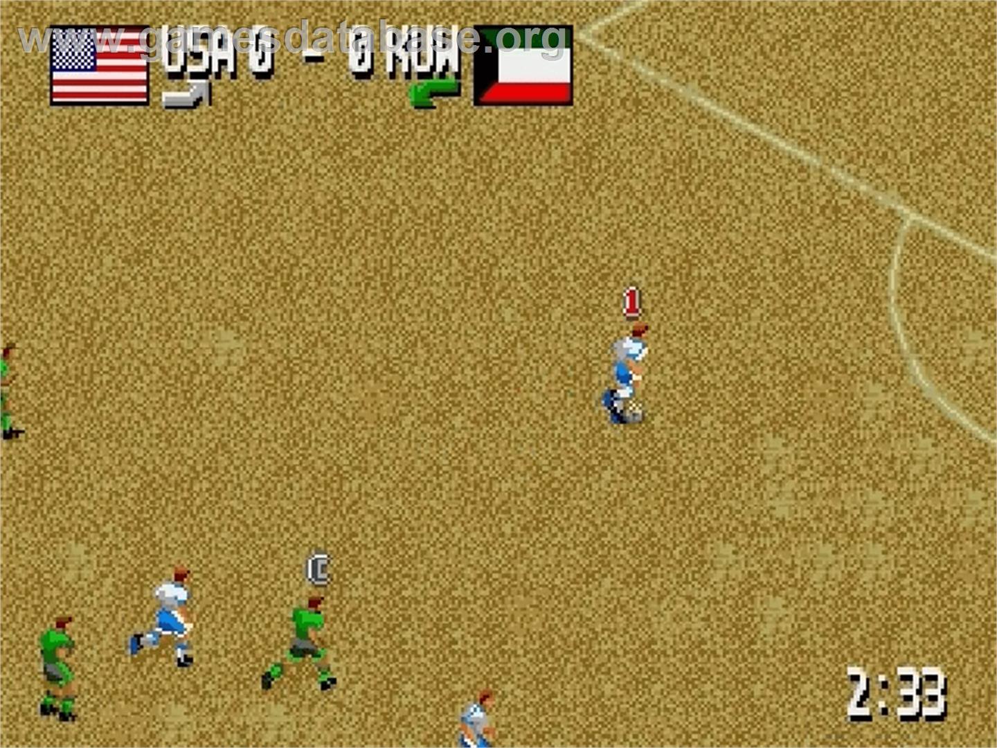 Head-On Soccer - Sega Genesis - Artwork - In Game