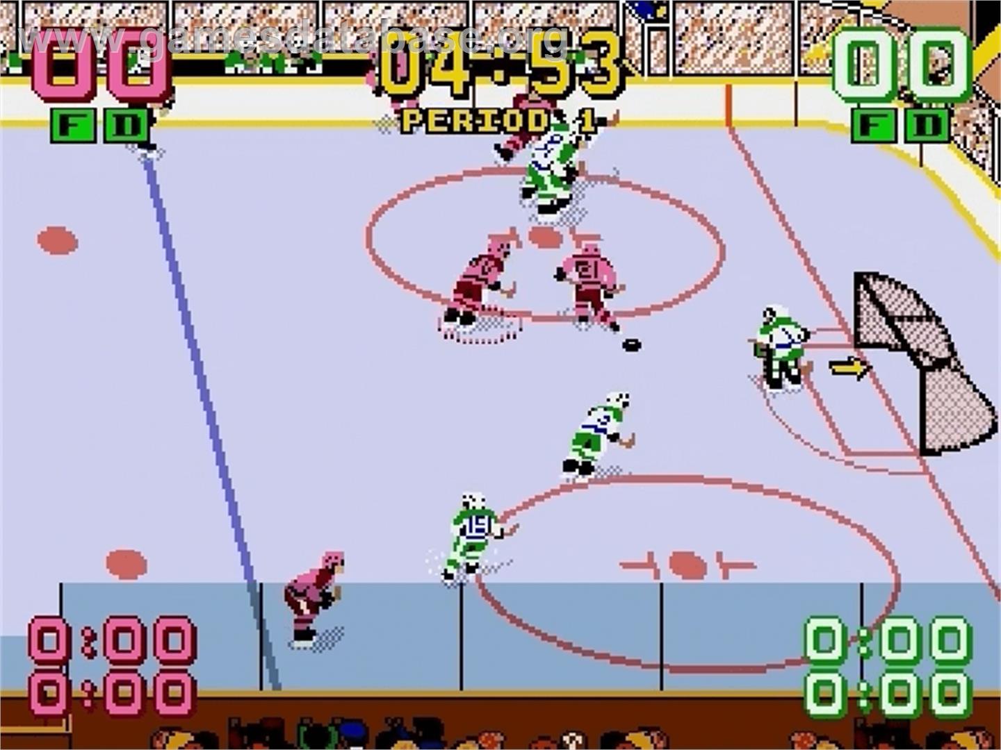 Mario Lemieux Hockey - Sega Genesis - Artwork - In Game