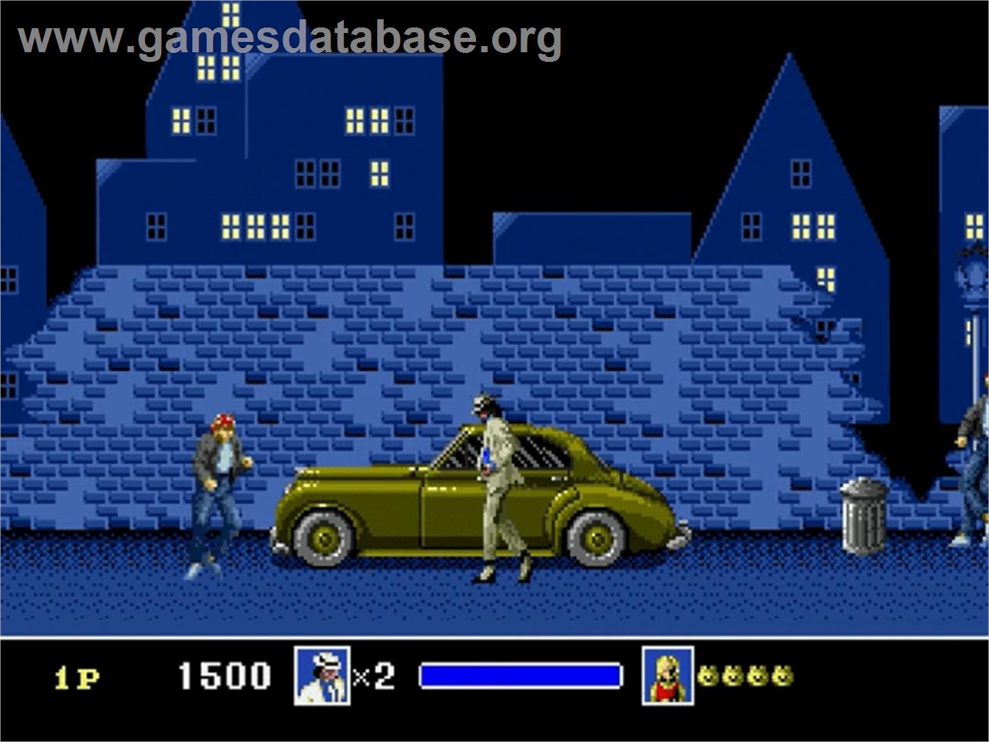 Michael Jackson's Moonwalker - Sega Genesis - Artwork - In Game