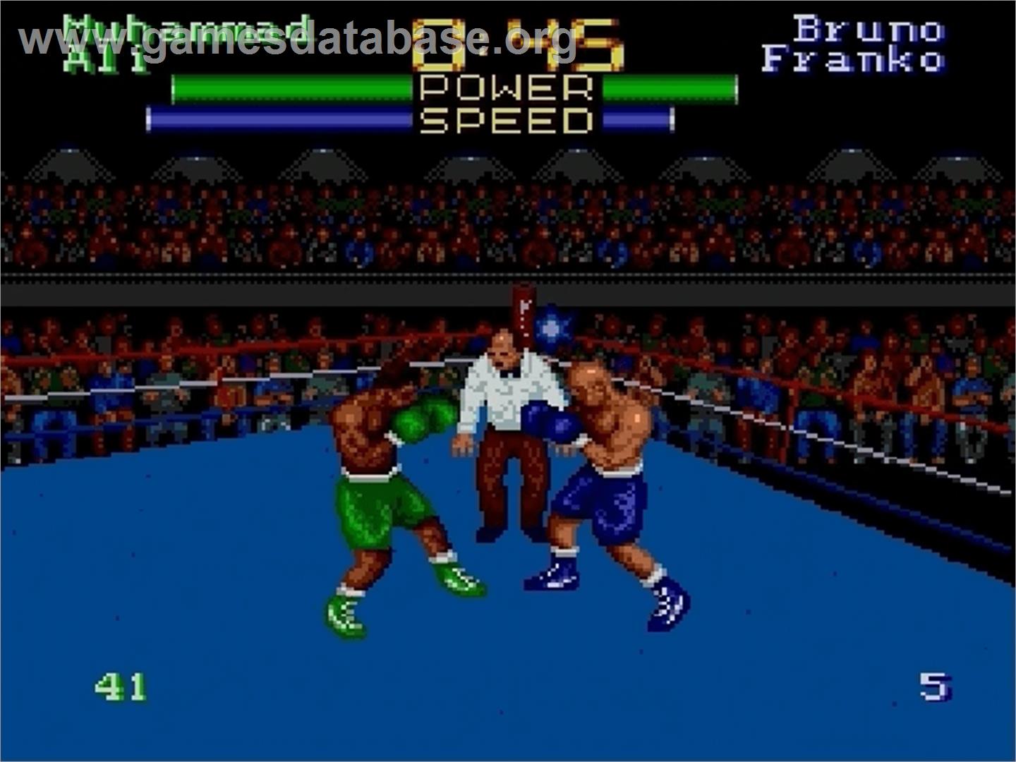 Muhammad Ali Heavyweight Boxing - Sega Genesis - Artwork - In Game