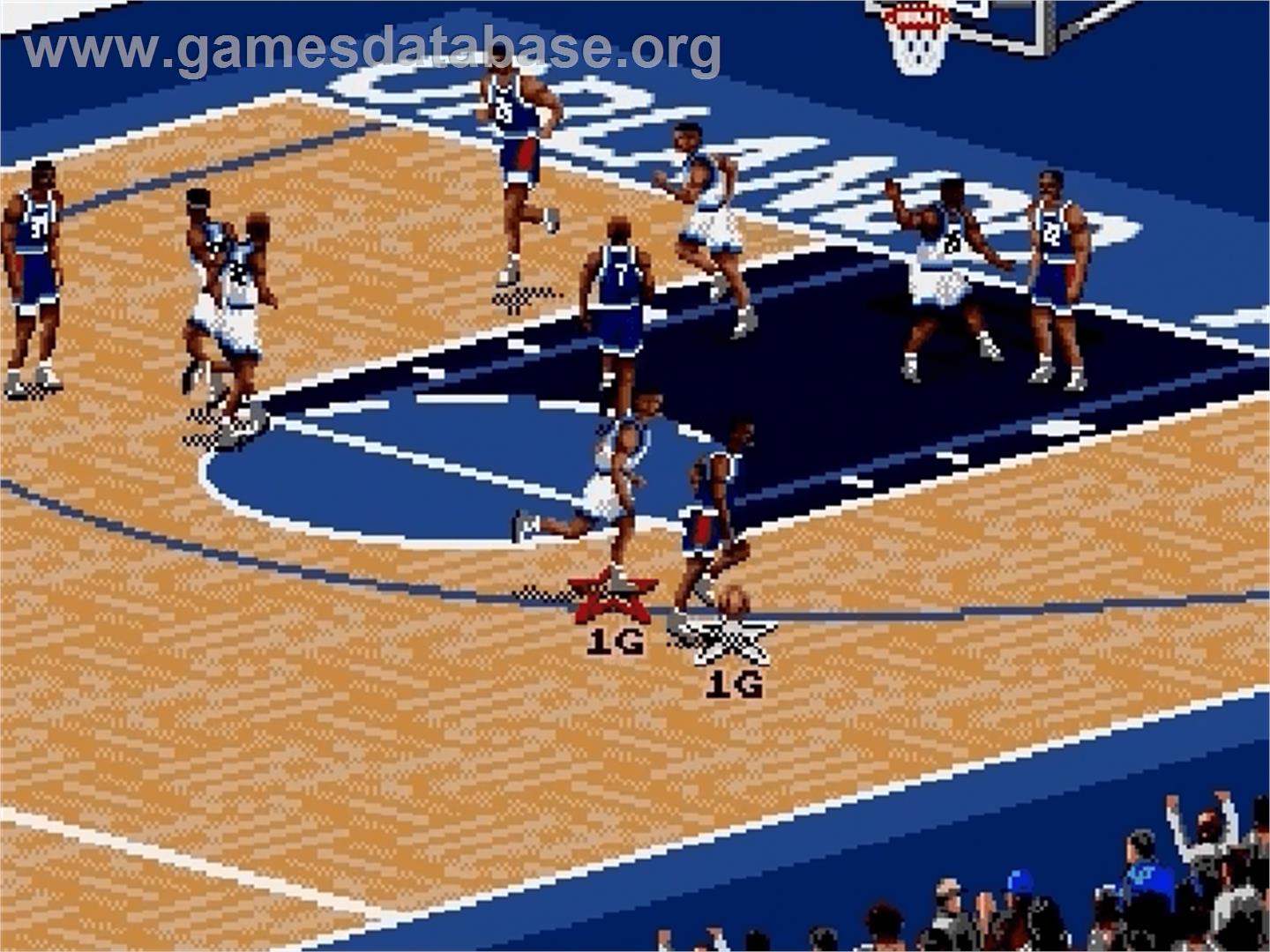 NBA Live '96 - Sega Genesis - Artwork - In Game