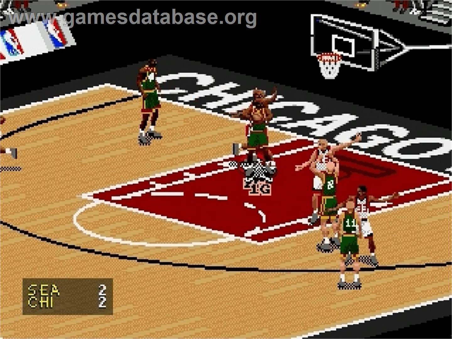 NBA Live '98 - Sega Genesis - Artwork - In Game