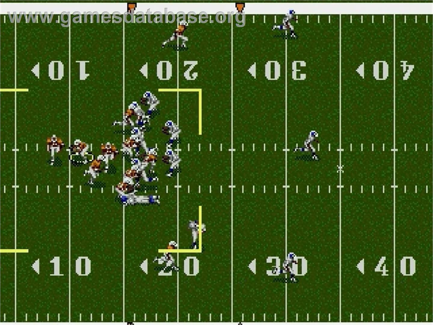 NFL Sports Talk Football '93 Starring Joe Montana - Sega Genesis - Artwork - In Game