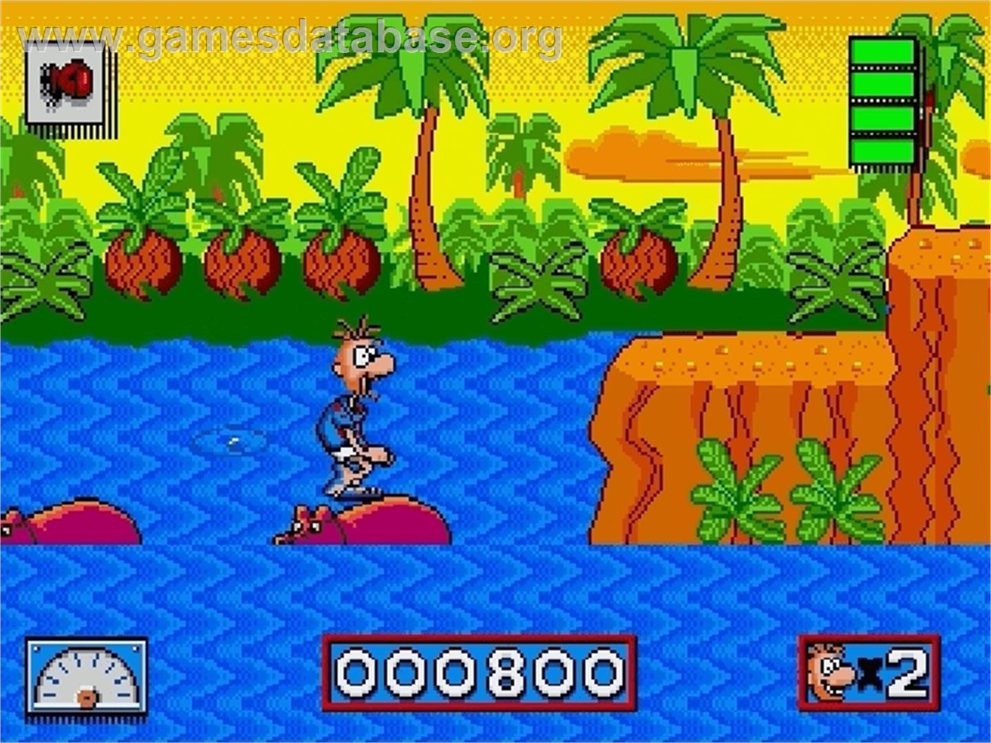 Normy's Beach Babe-O-Rama - Sega Genesis - Artwork - In Game