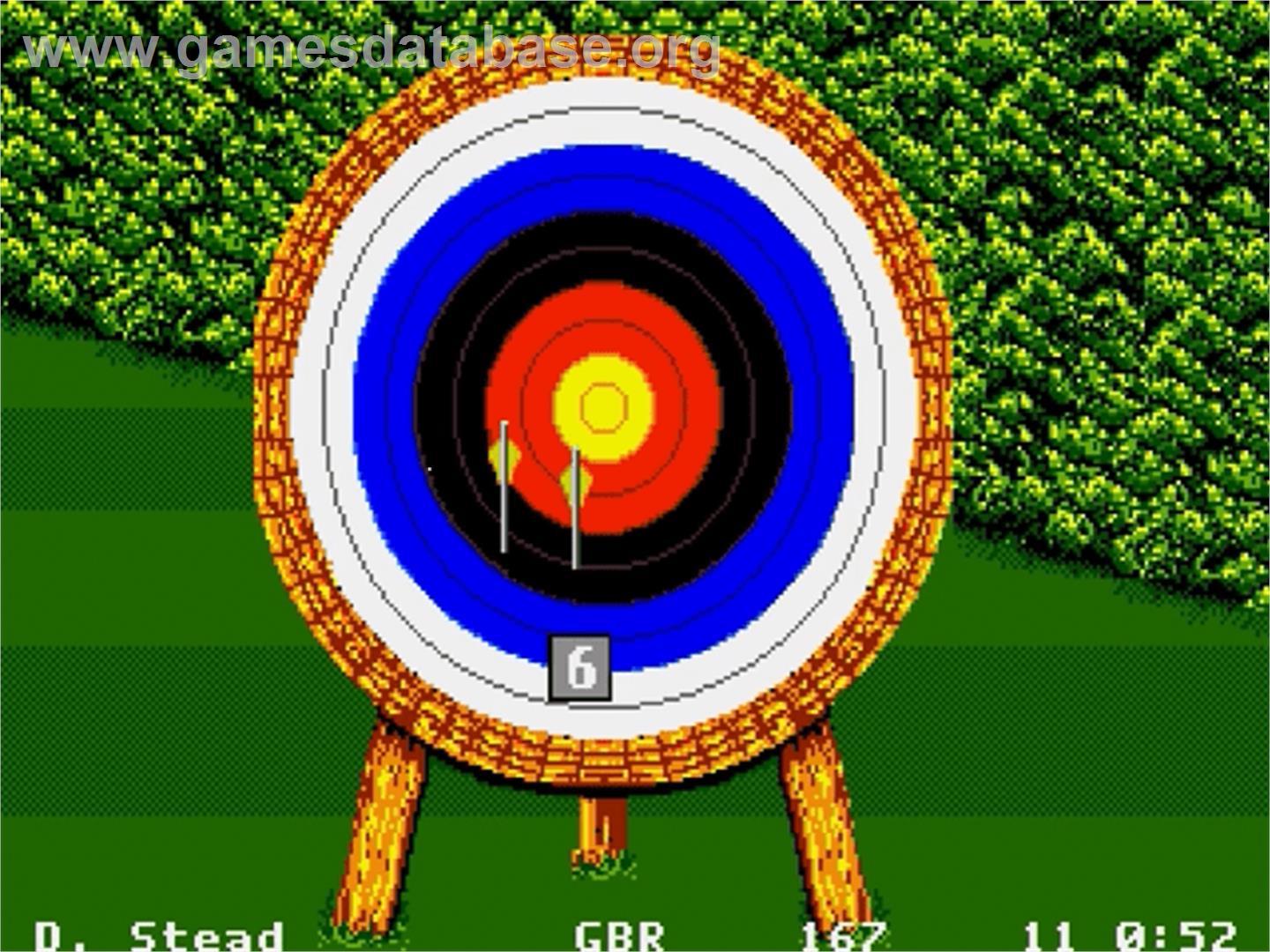 Olympic Gold: Barcelona '92 - Sega Genesis - Artwork - In Game