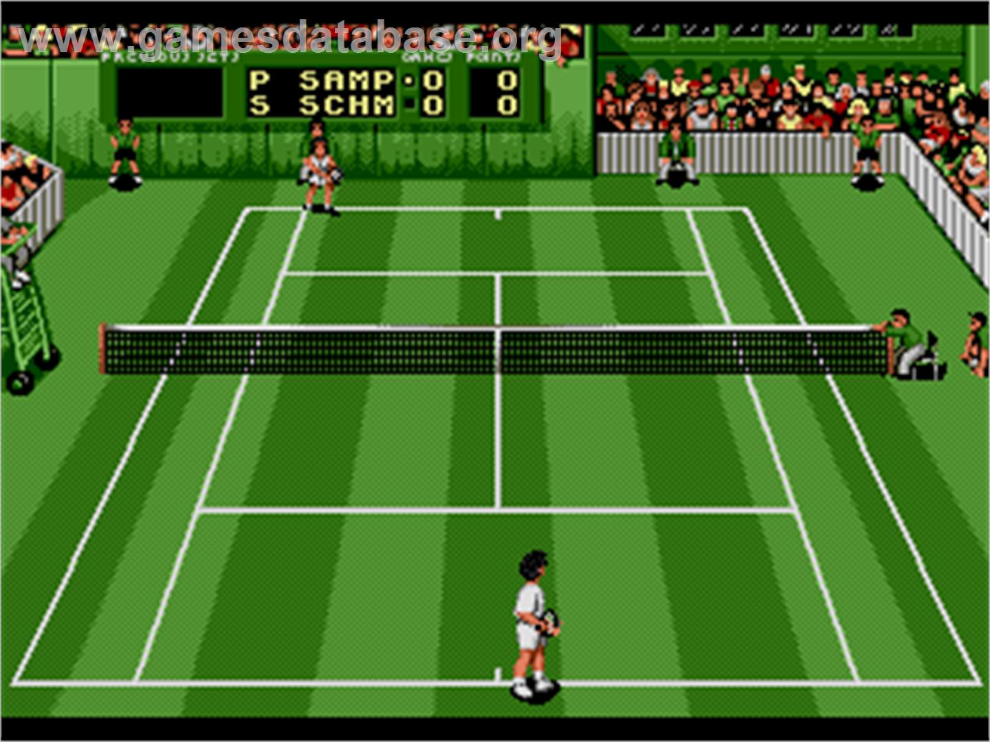 Pete Sampras Tennis - Sega Genesis - Artwork - In Game