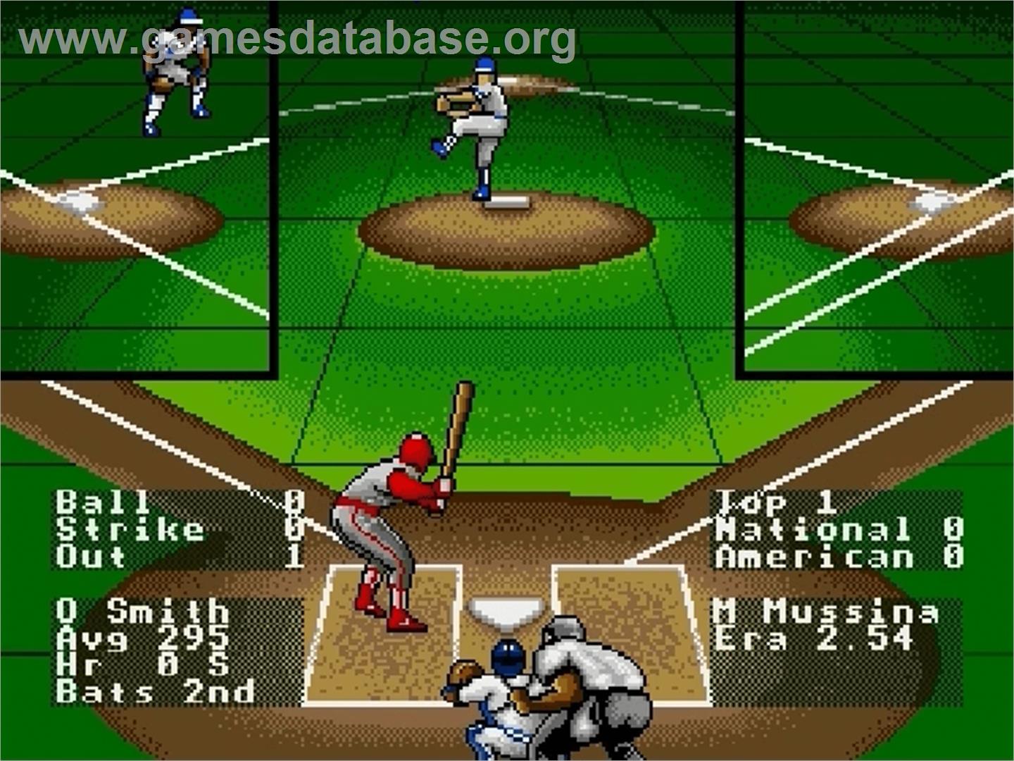 R.B.I. Baseball '93 - Sega Genesis - Artwork - In Game