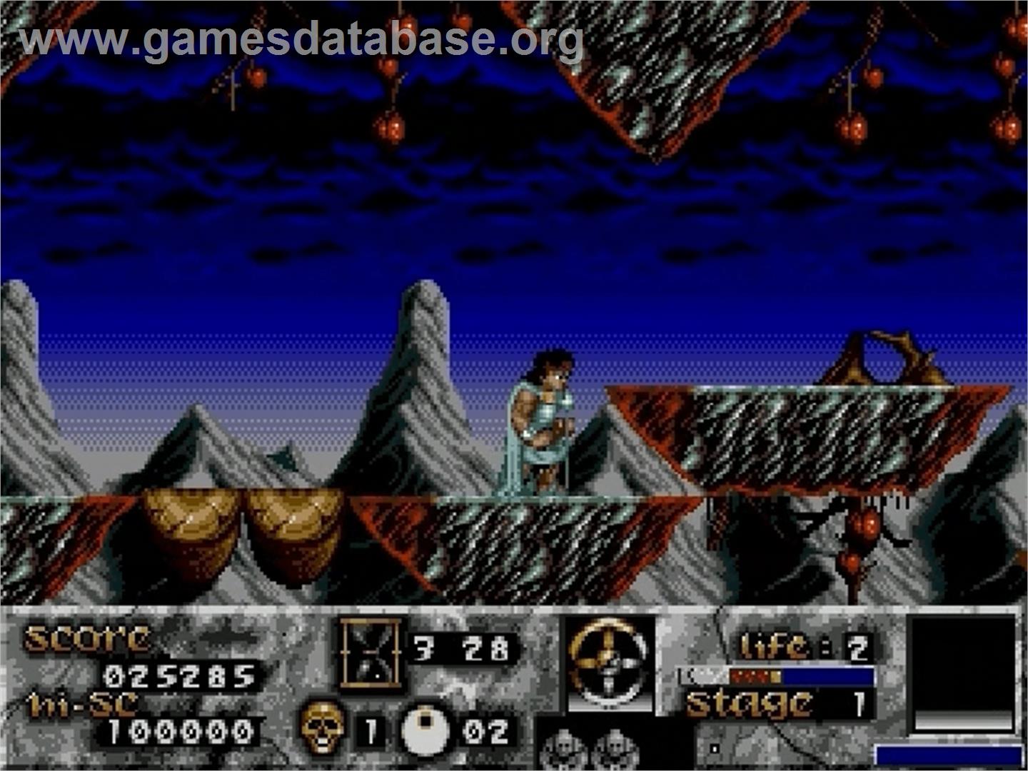 Risky Woods - Sega Genesis - Artwork - In Game