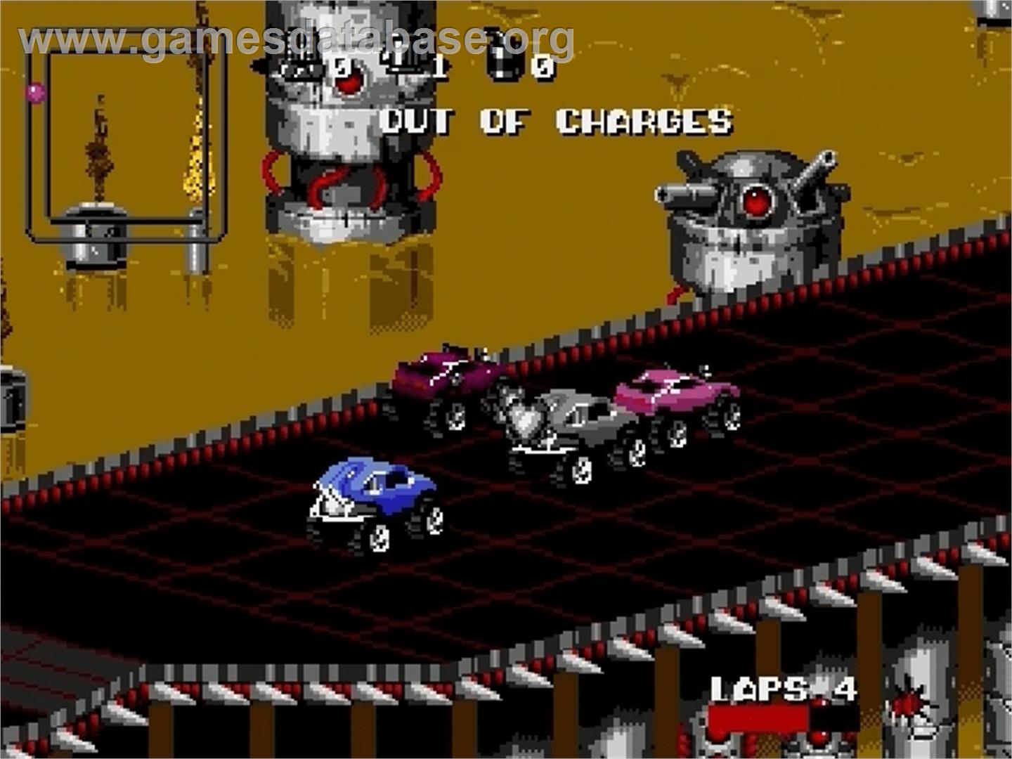 Rock 'n Roll Racing - Sega Genesis - Artwork - In Game