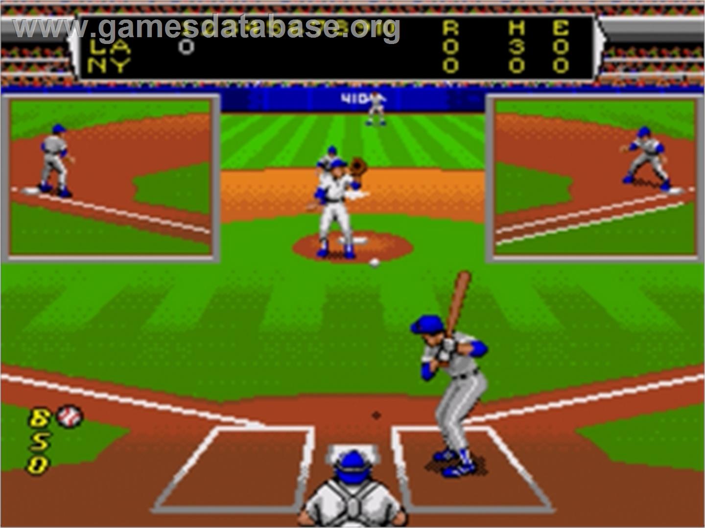 Roger Clemens' MVP Baseball - Sega Genesis - Artwork - In Game