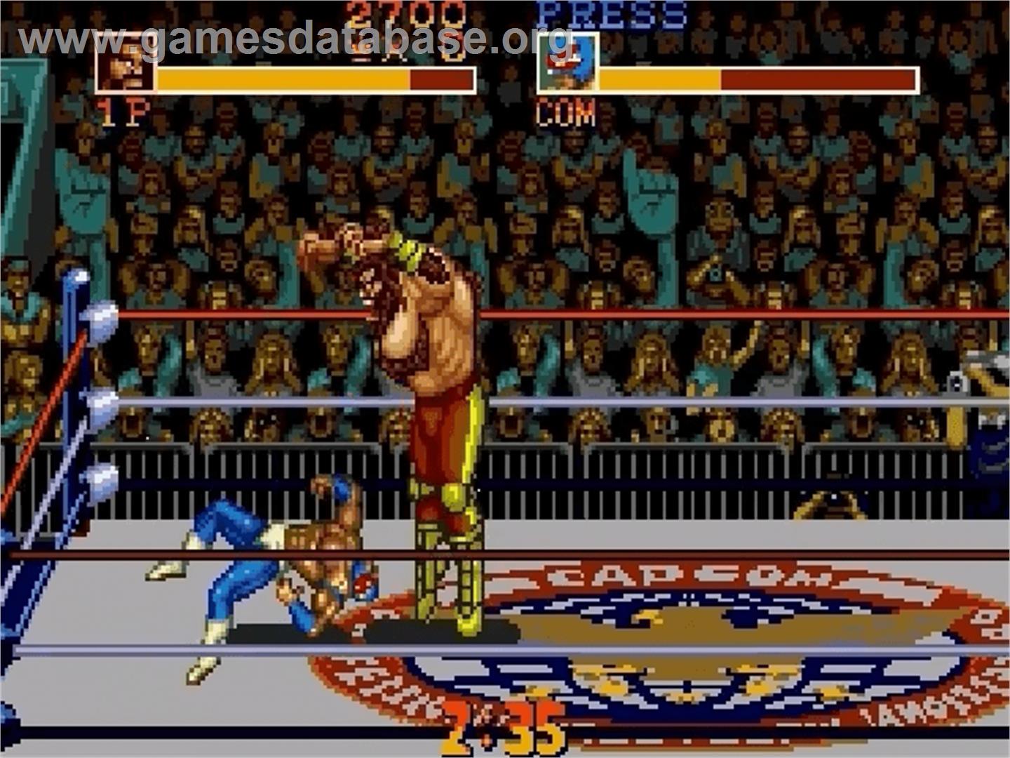 Saturday Night Slam Masters - Sega Genesis - Artwork - In Game