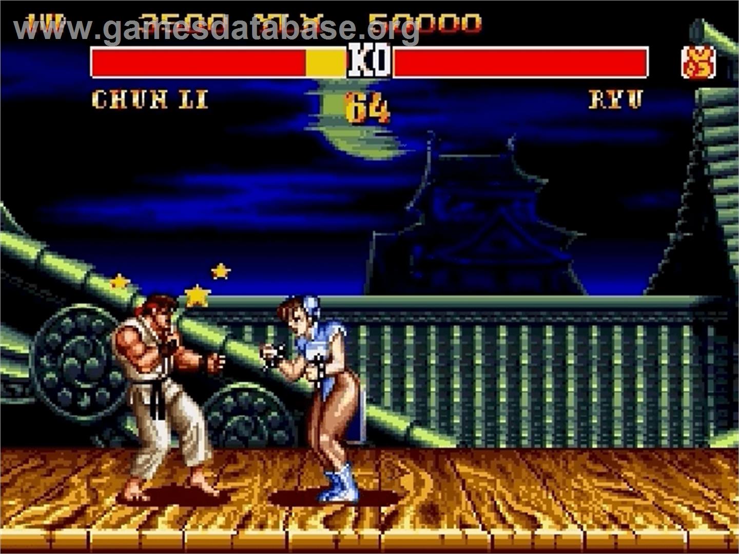 Street Fighter II' - Champion Edition - Sega Genesis - Artwork - In Game