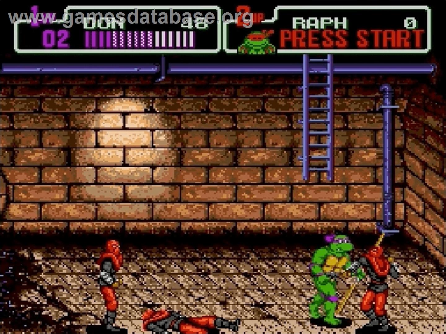 Teenage Mutant Ninja Turtles: The HyperStone Heist - Sega Genesis - Artwork - In Game
