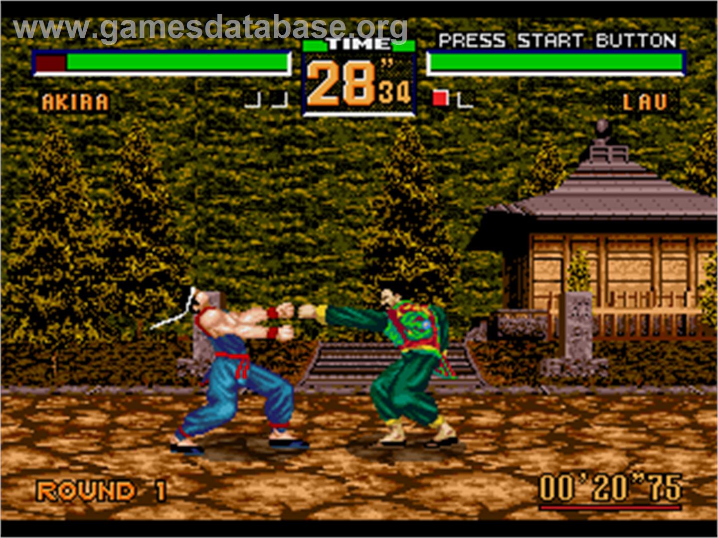 Virtua Fighter 2 - Sega Genesis - Artwork - In Game