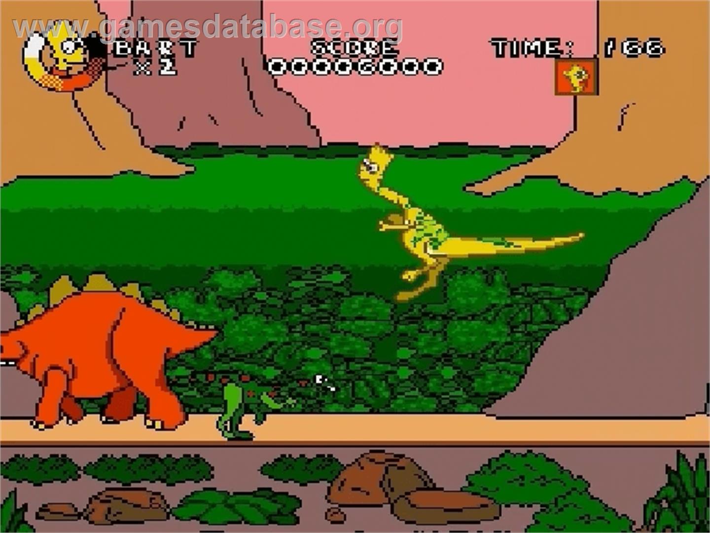 Virtual Bart - Sega Genesis - Artwork - In Game
