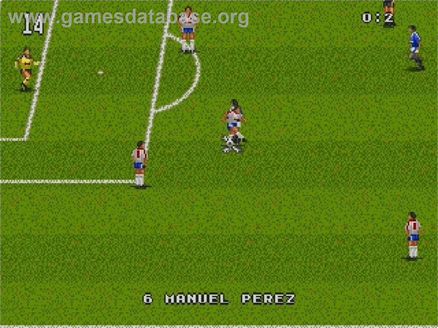 World Trophy Soccer - Sega Genesis - Artwork - In Game