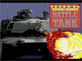 Title screen of Abrams Battle Tank on the Sega Genesis.