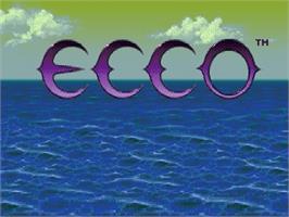 Title screen of Ecco 2: The Tides of Time on the Sega Genesis.