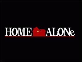 Title screen of Home Alone on the Sega Genesis.