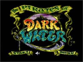 Title screen of Pirates of Dark Water, The on the Sega Genesis.