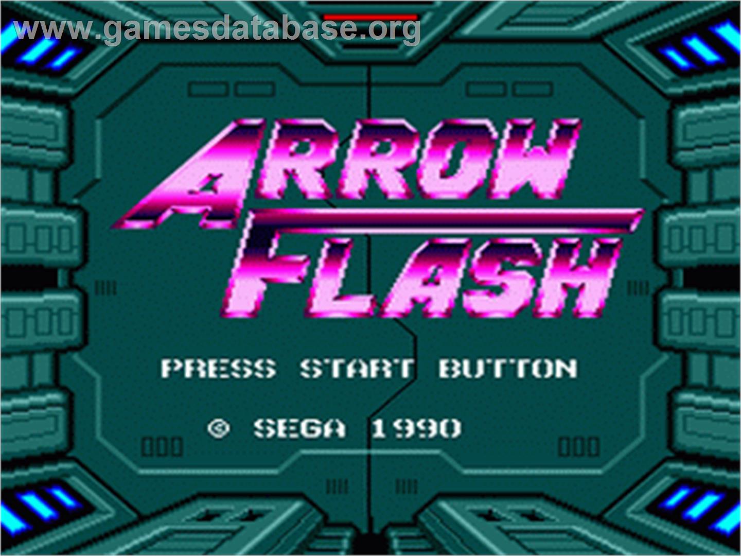 Arrow Flash - Sega Genesis - Artwork - Title Screen