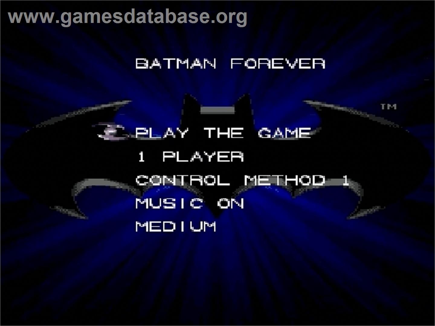 Batman Forever - Sega Genesis - Artwork - Title Screen