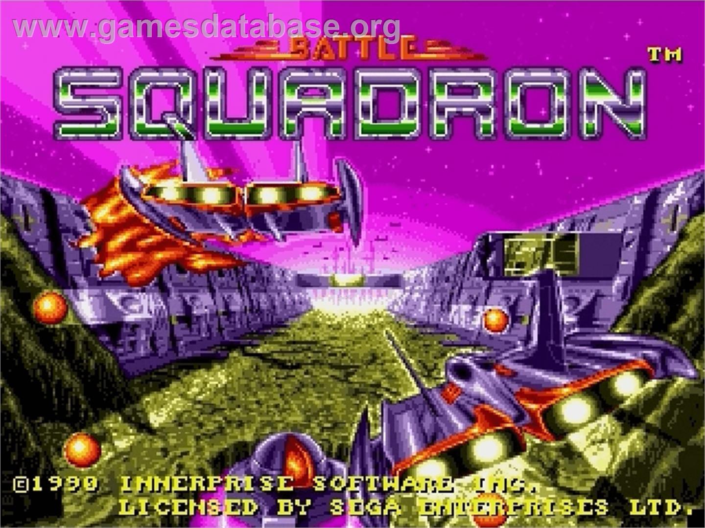 Battle Squadron - Sega Genesis - Artwork - Title Screen