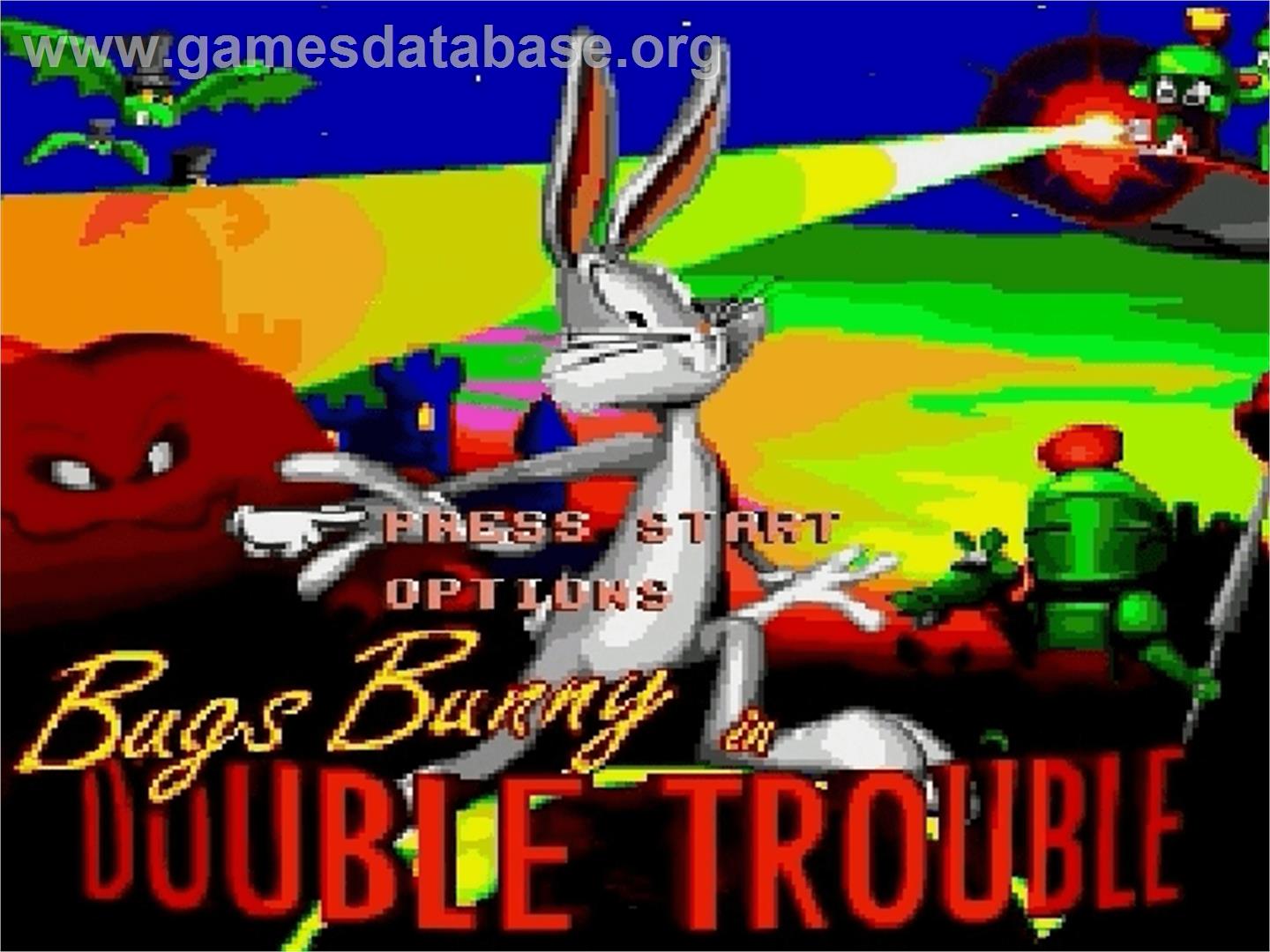 Bugs Bunny in Double Trouble - Sega Genesis - Artwork - Title Screen
