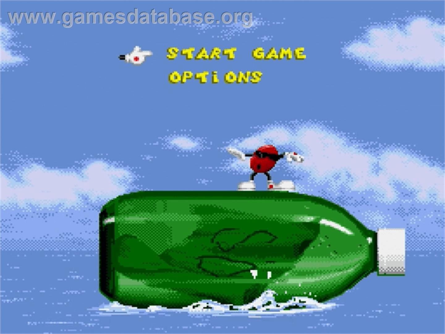 Cool Spot - Sega Genesis - Artwork - Title Screen