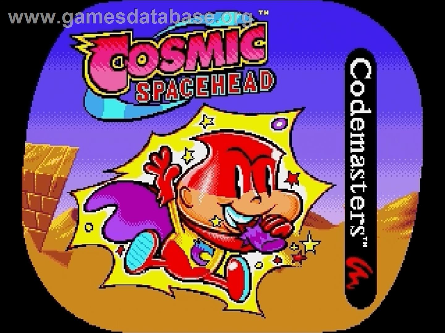 Cosmic Spacehead - Sega Genesis - Artwork - Title Screen