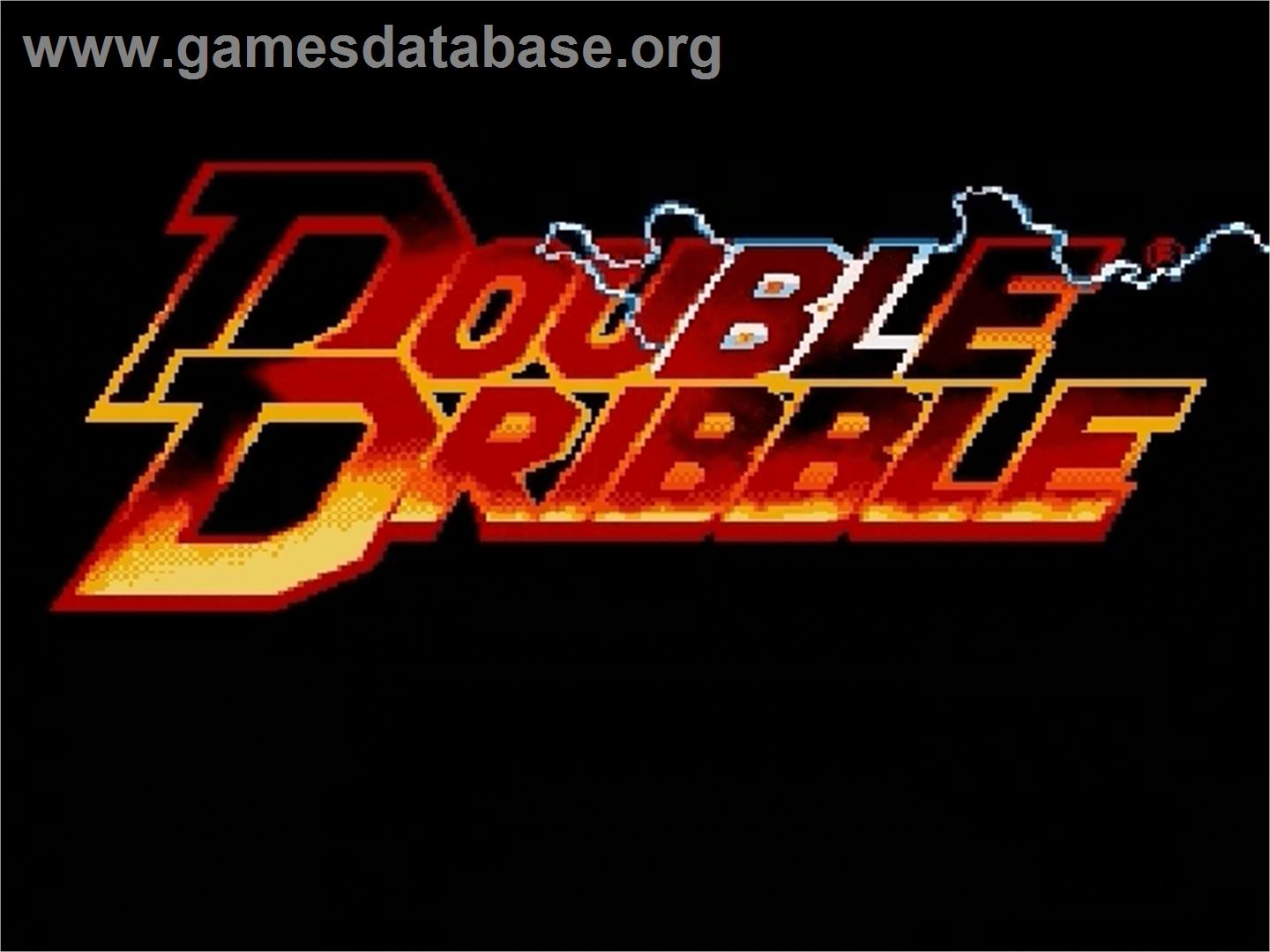 Double Dribble: The Playoff Edition - Sega Genesis - Artwork - Title Screen
