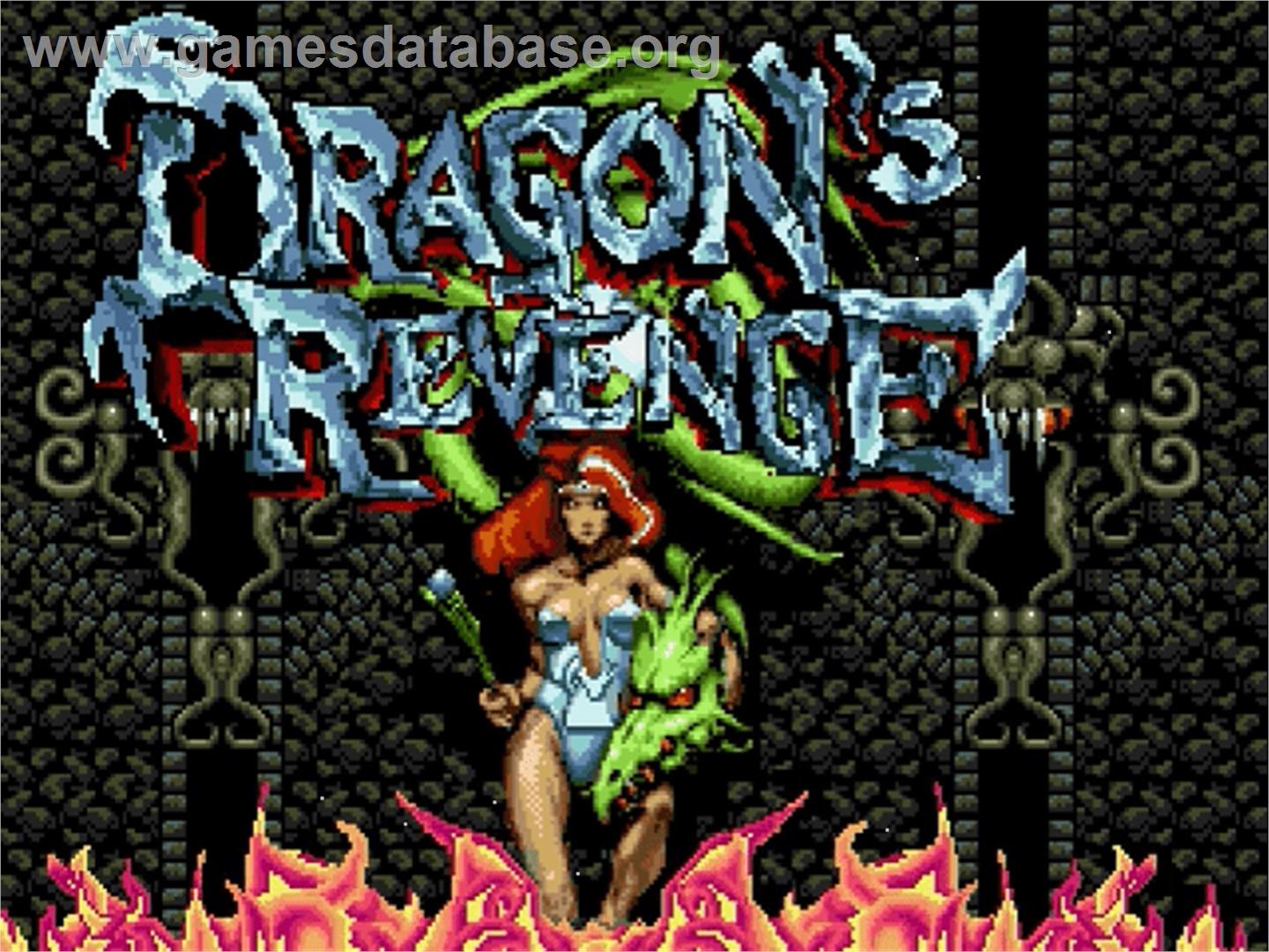 Dragon's Revenge - Sega Genesis - Artwork - Title Screen