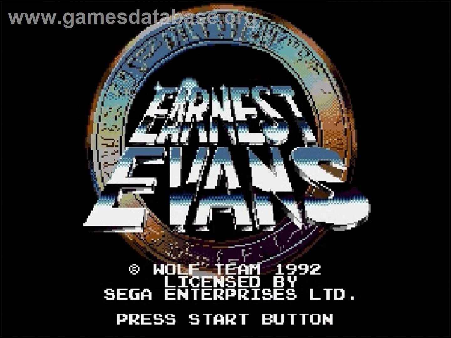 Earnest Evans - Sega Genesis - Artwork - Title Screen