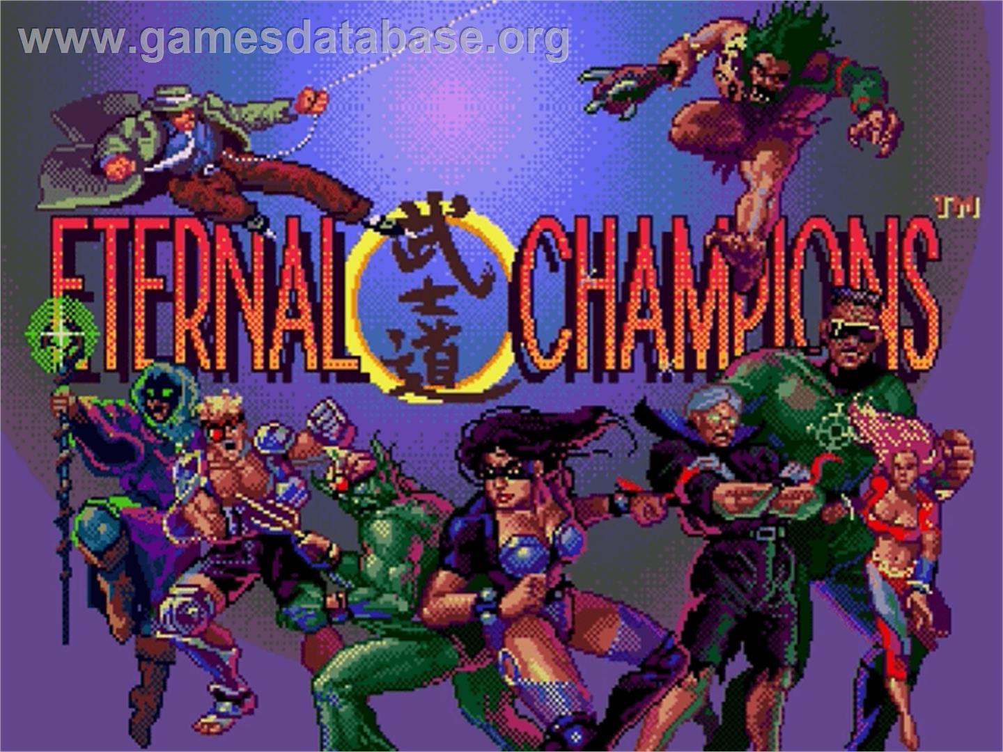 Eternal Champions - Sega Genesis - Artwork - Title Screen