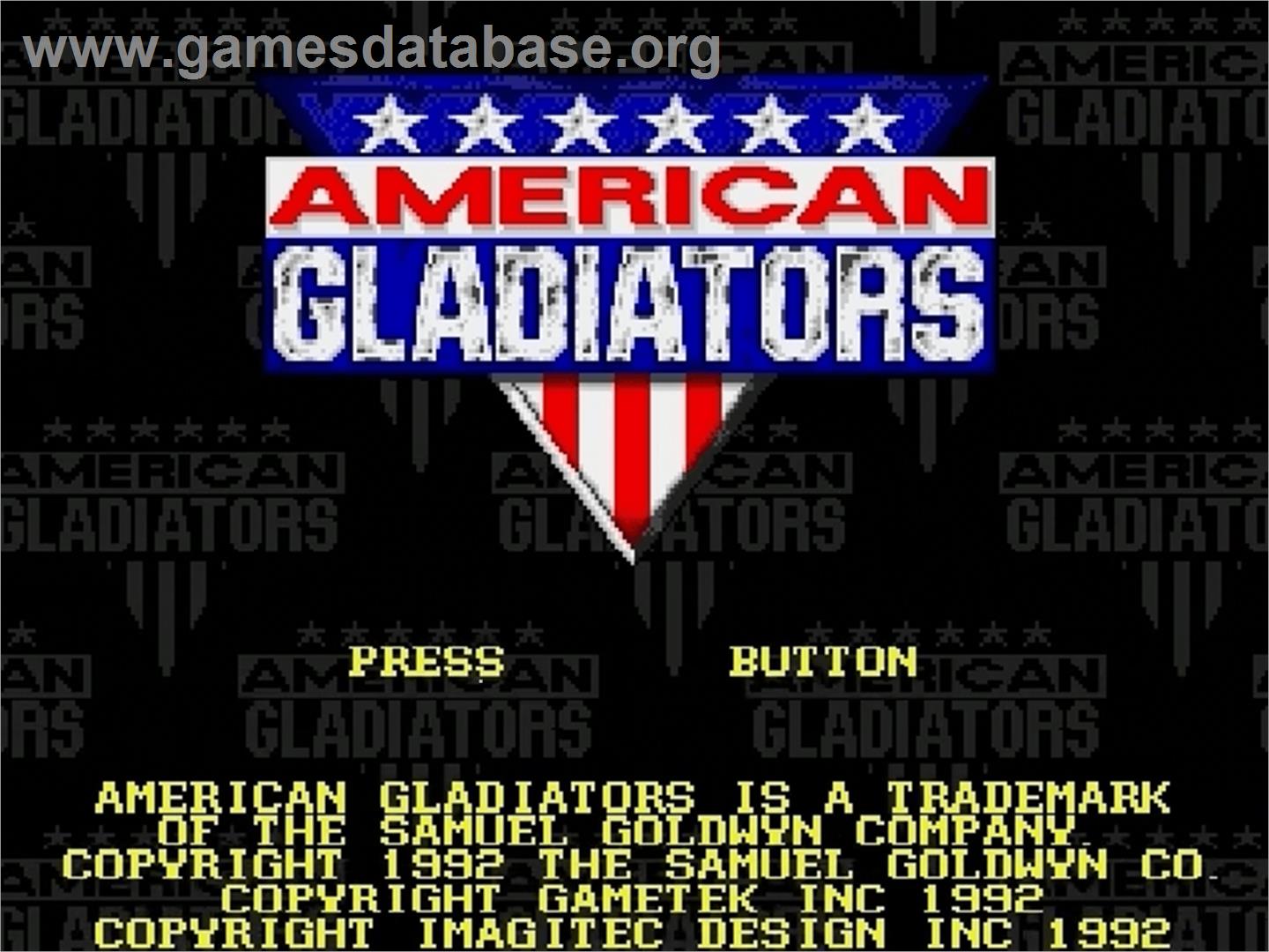 Global Gladiators - Sega Genesis - Artwork - Title Screen