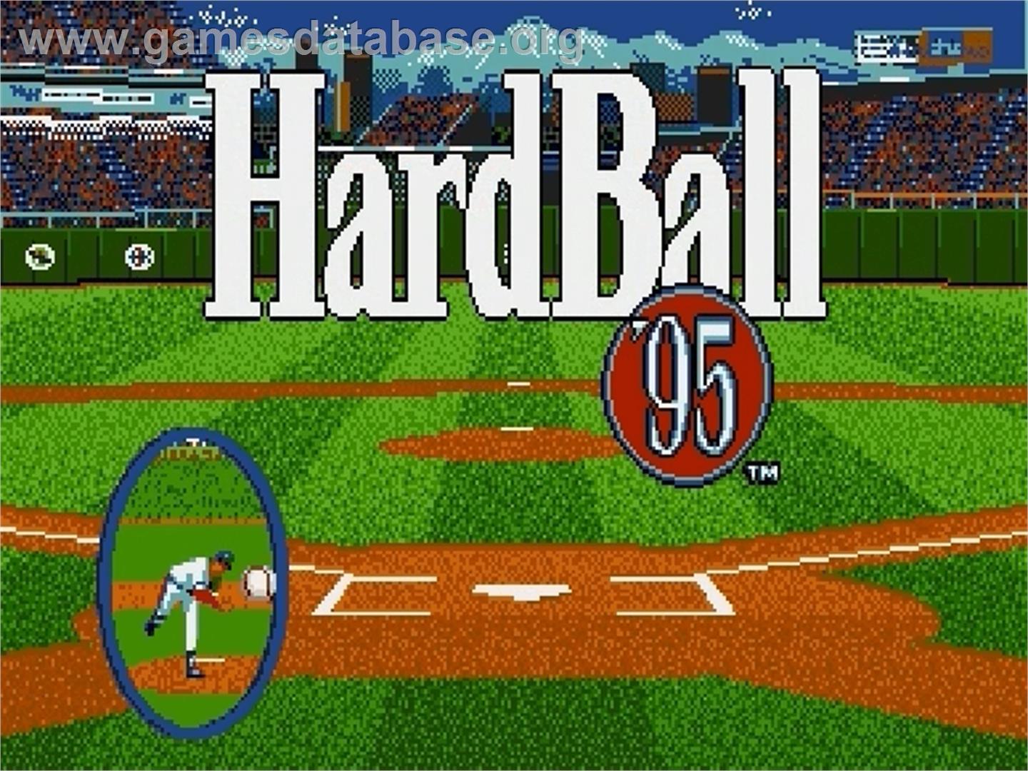 HardBall 5 - Sega Genesis - Artwork - Title Screen