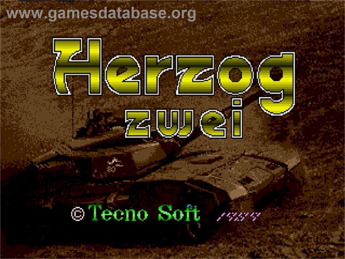 Herzog Zwei - Sega Genesis - Artwork - Title Screen