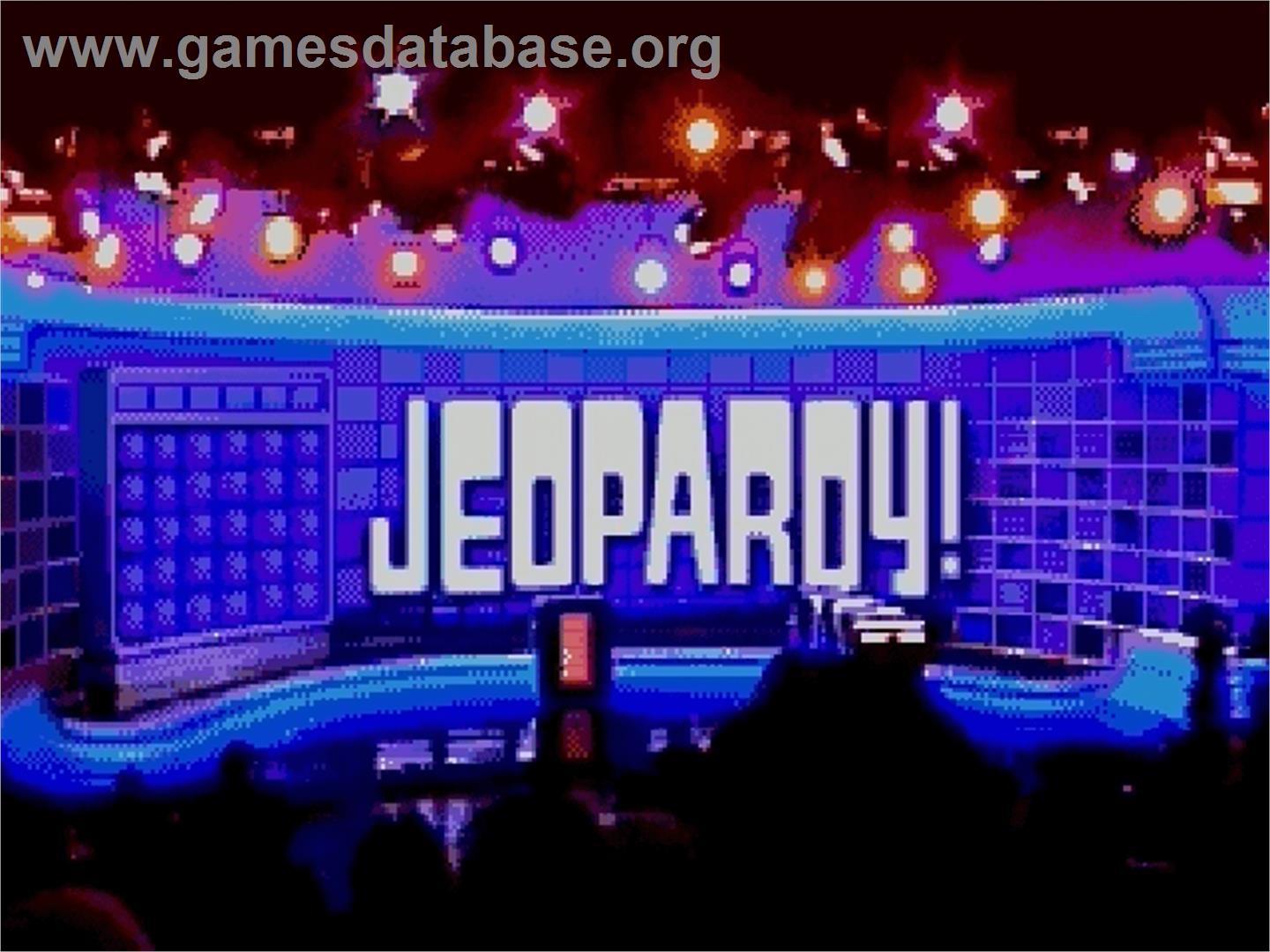 Jeopardy - Sega Genesis - Artwork - Title Screen