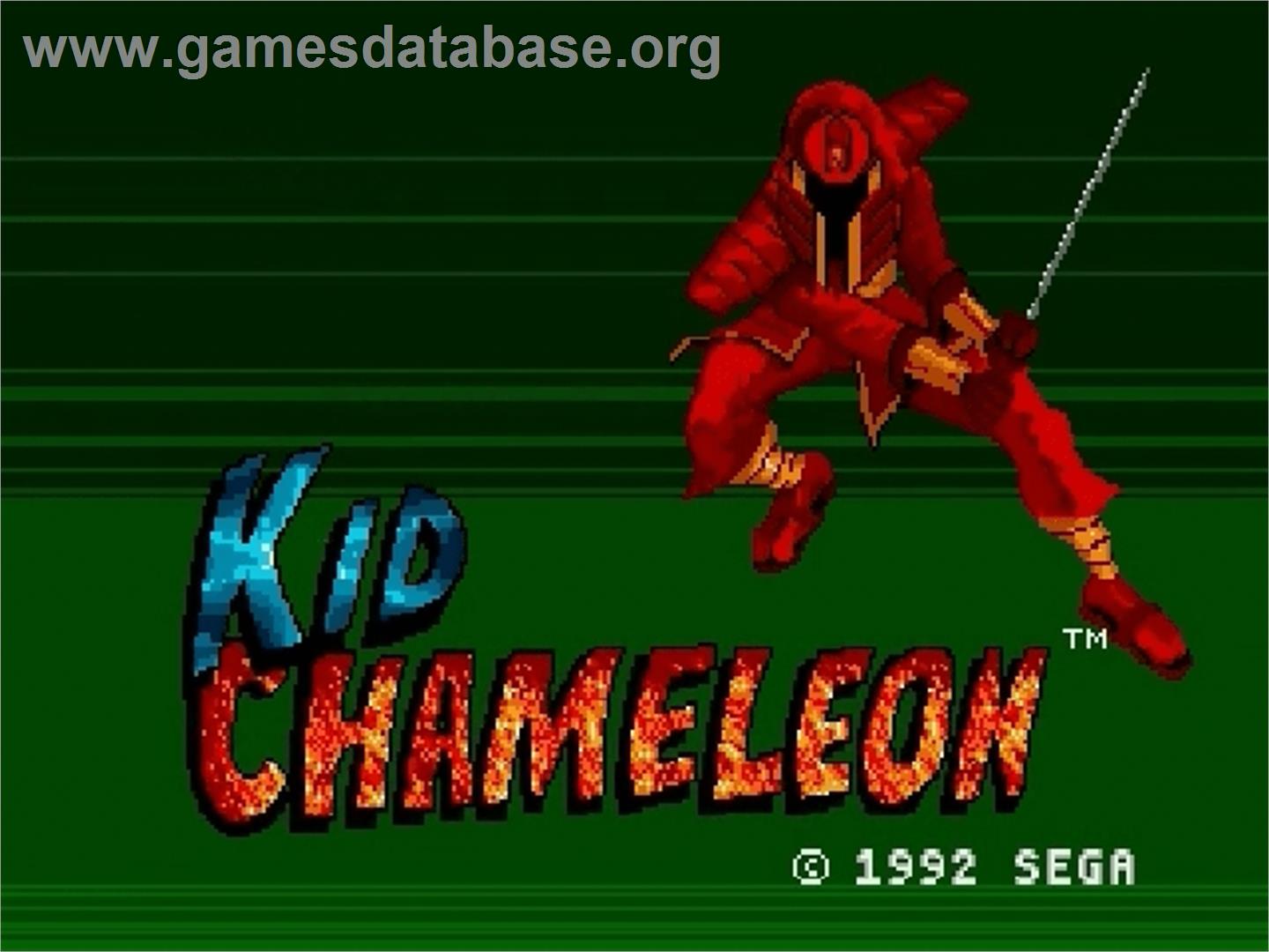 Kid Chameleon - Sega Genesis - Artwork - Title Screen