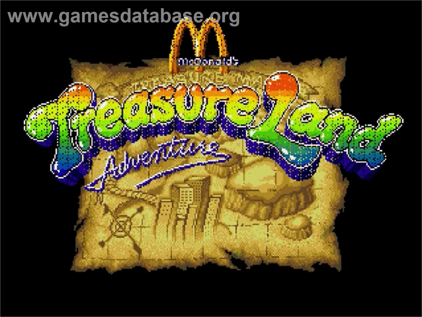 McDonald's Treasure Land Adventure - Sega Genesis - Artwork - Title Screen