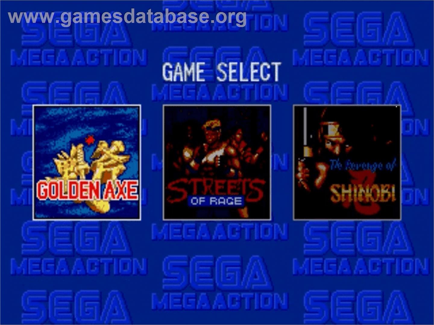 Mega Games 2 - Sega Genesis - Artwork - Title Screen