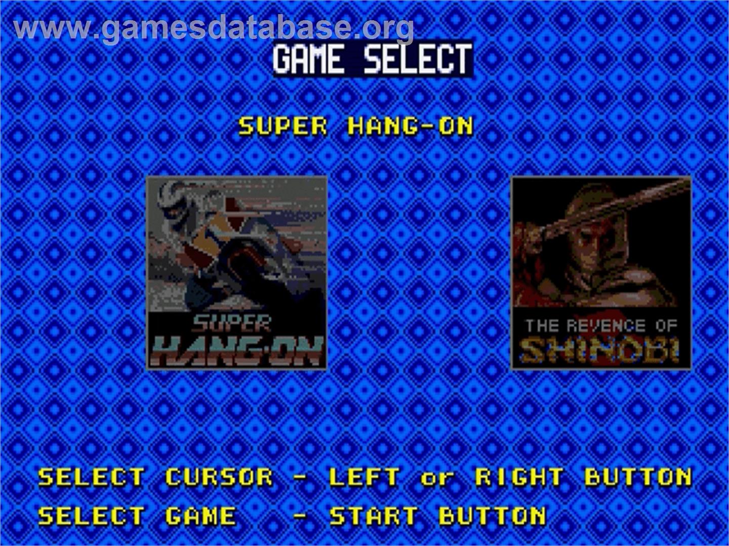 Mega Games 6 Vol. 1 - Sega Genesis - Artwork - Title Screen